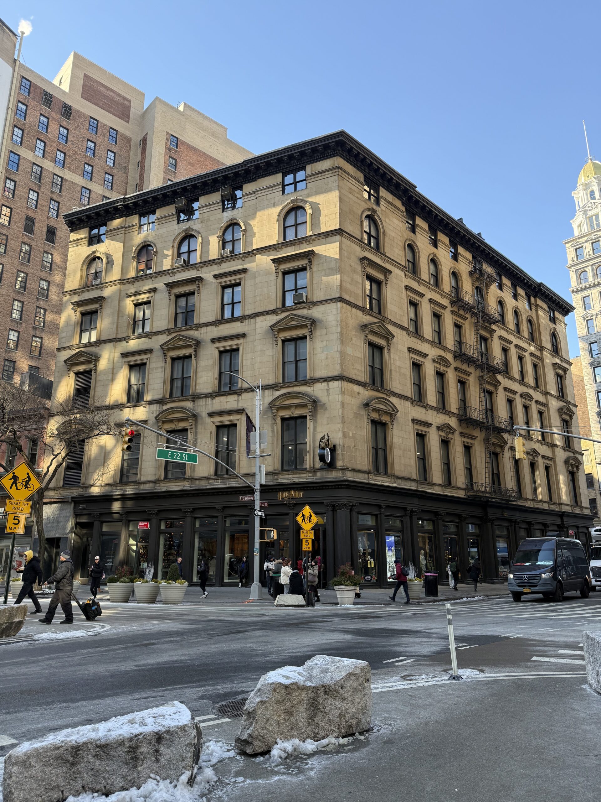 Brooklyn, New York — a large building with a clock on the top of it