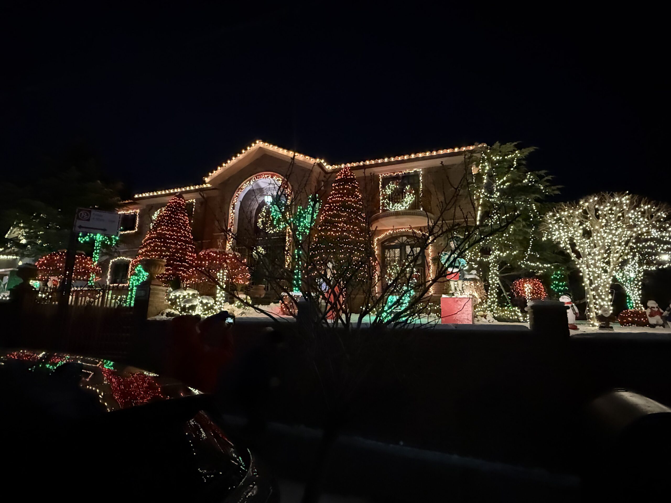 Brooklyn, New York — a house with christmas lights on it
