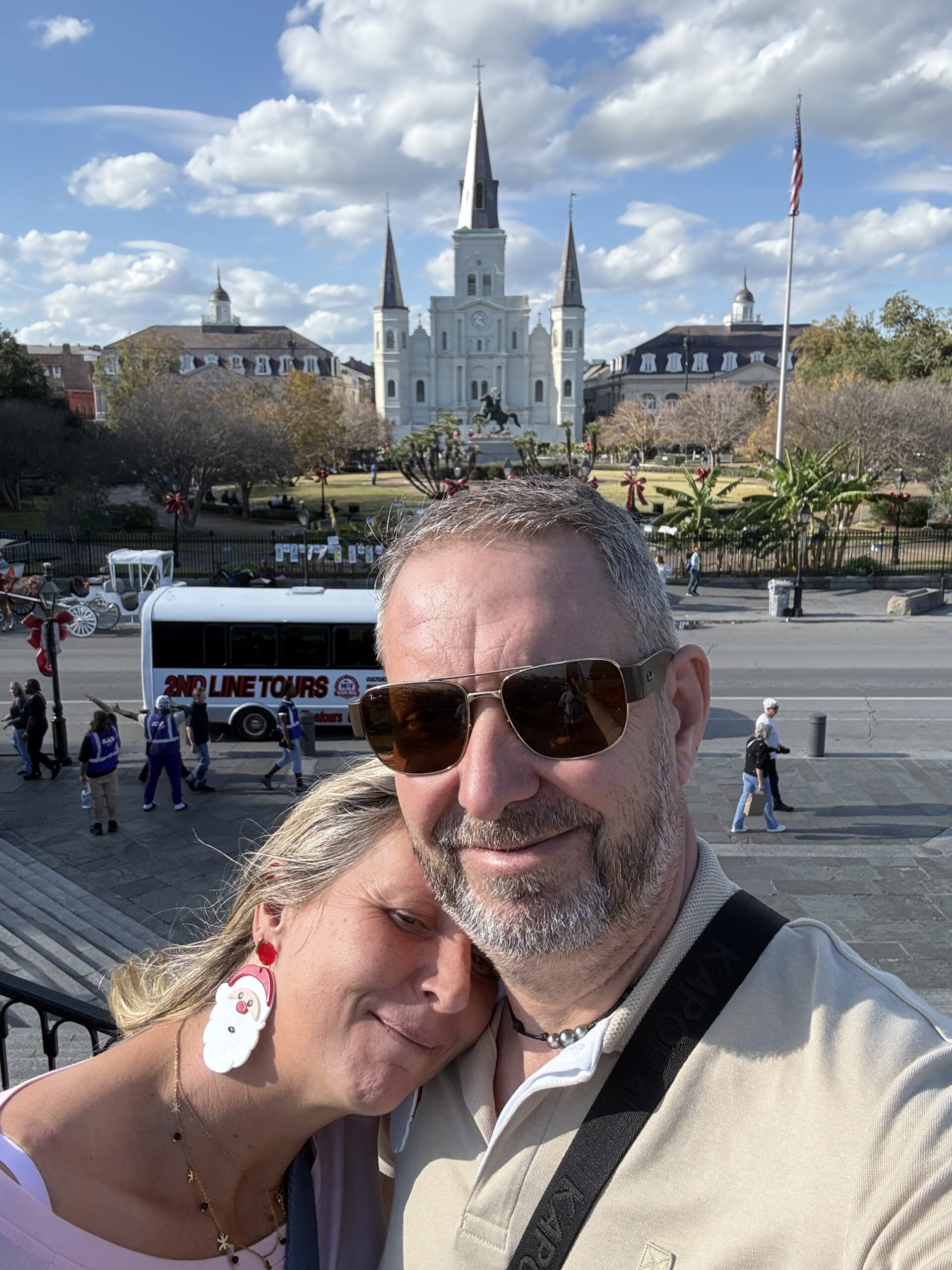 La Nouvelle-Orléans — un homme et une femme posent pour une photo