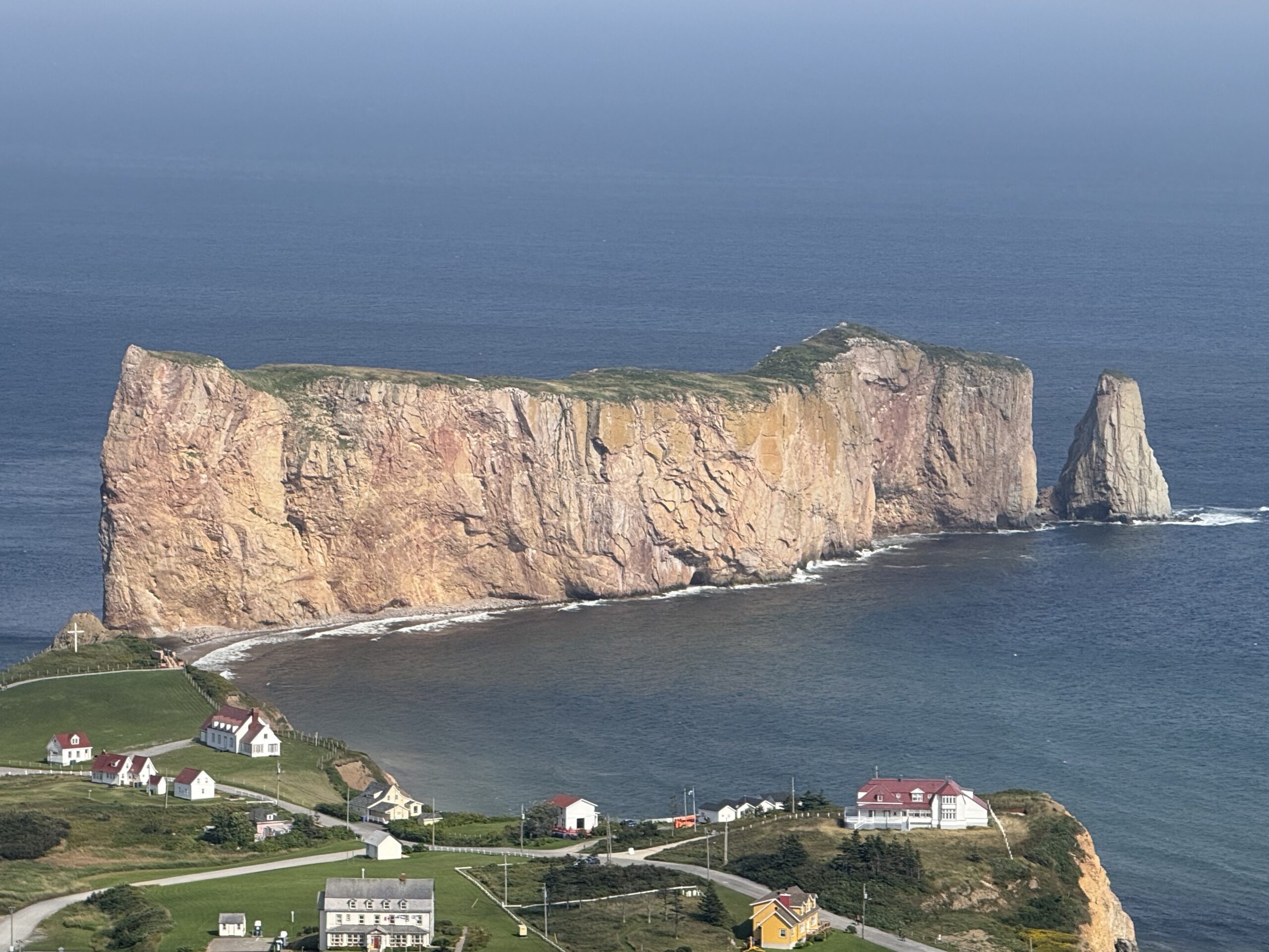 a rocky cliff, Percé, Québec, Canada