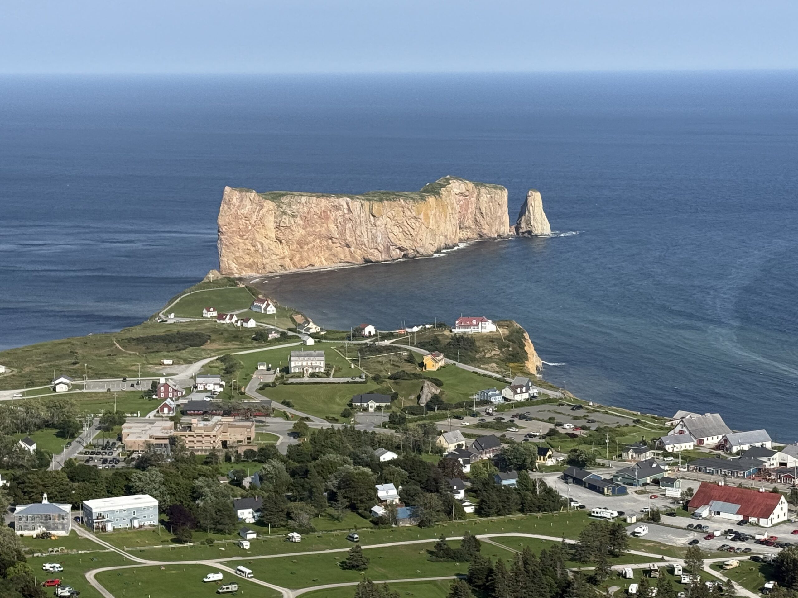 a small town by the ocean, Percé, Québec, Canada